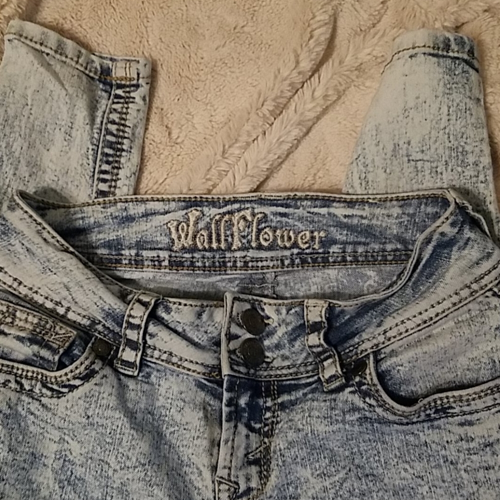 Bleached jeans